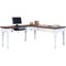 Durham Mfg Durham Computer Desk in Weathered White IMDU686 - alternate 10